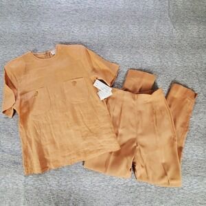 Tan Women's Two-Piece Set